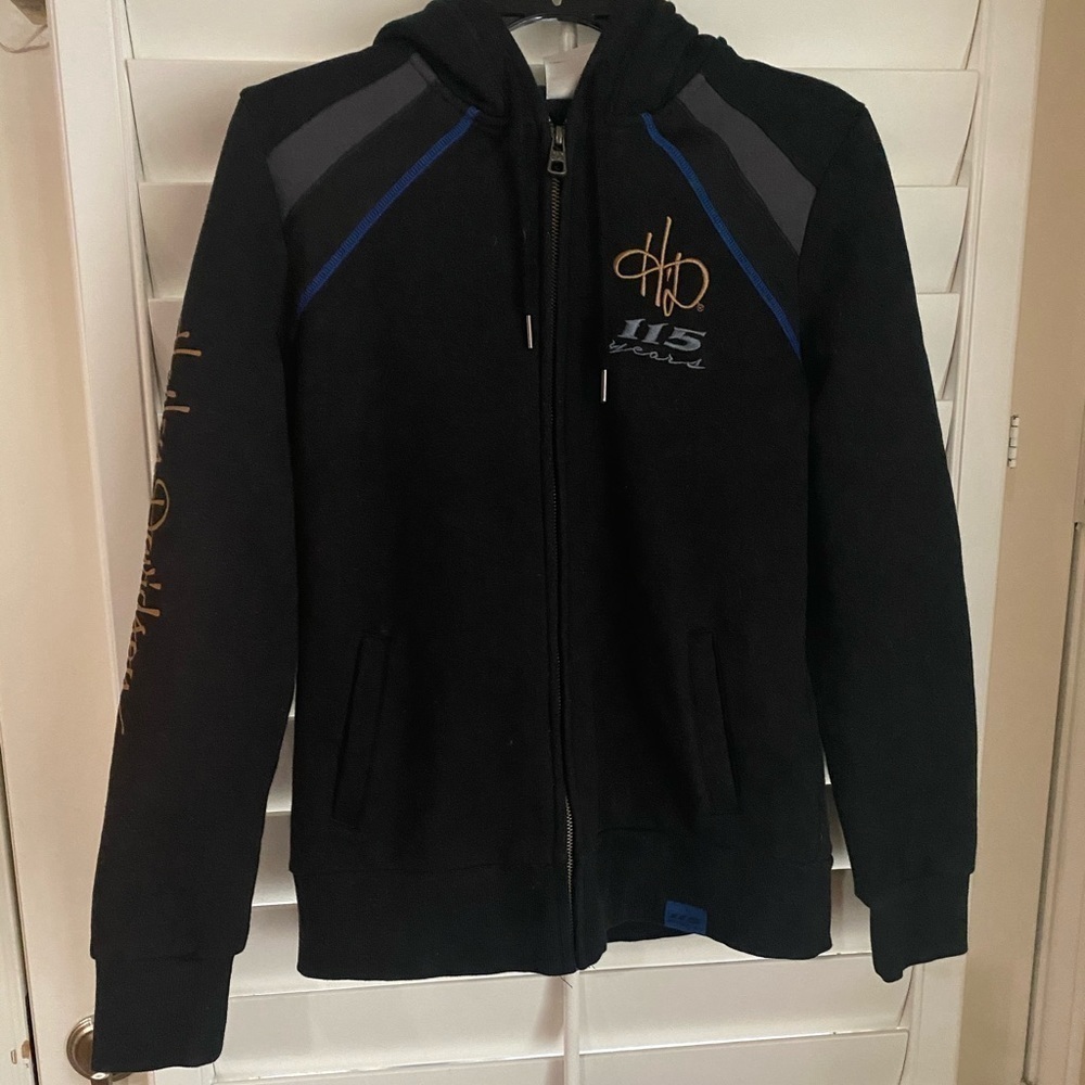 Women’s Harley Davidson Hoodie Jacket 115th Year - Picture 3 of 9